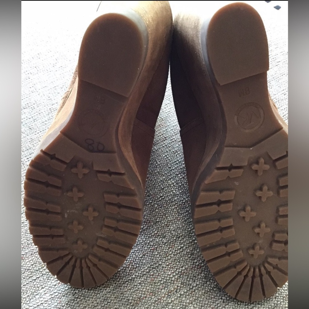 Michael Kors Cognac Wedge Bootie - Picture 6 of 8